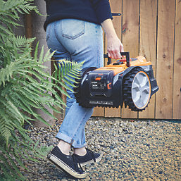 LawnMaster 24V 4.0Ah Lithium MX Brushless Cordless 16cm OcuMow 16 Drop & Mow Robotic Mower (243CU)