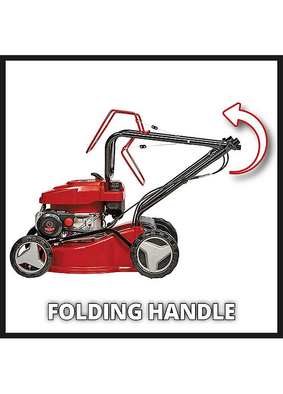 Einhell 40cm Petrol Lawn Mower Self Propelled With 45l Grass Box