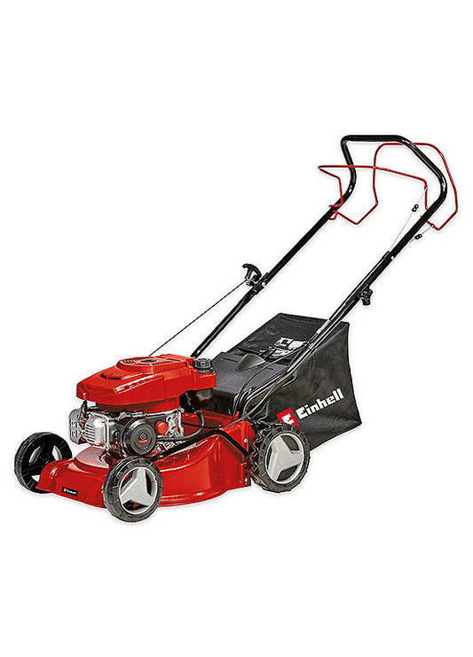 Einhell 40cm Petrol Lawn Mower Self Propelled With 45l Grass Box